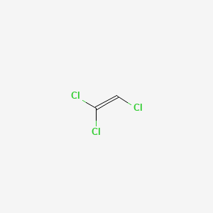 molecular formula C2HCl3<br>ClCH=CCl2<br>C2HCl3 B1681378 Trichloroethylene CAS No. 79-01-6