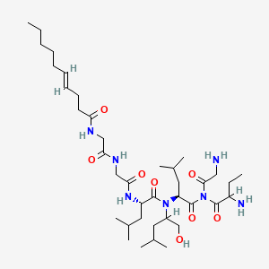 molecular formula C38H69N7O8 B1681380 Trichodecenin II CAS No. 140939-04-4