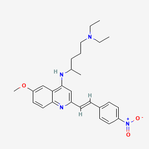 molecular formula C27H34N4O3 B1681383 Trichomonacid CAS No. 7195-14-4