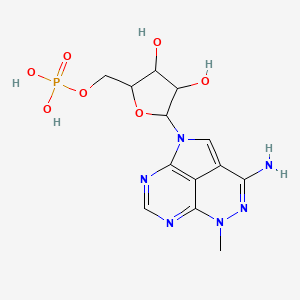 molecular formula C13H17N6O7P B1681385 Triciribine phosphate CAS No. 61966-08-3