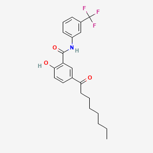 molecular formula C22H24F3NO3 B1681398 Salifluor CAS No. 78417-90-0