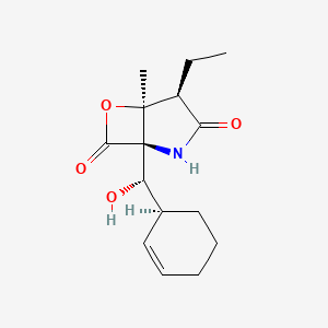 molecular formula C15H21NO4 B1681401 salinosporamide B CAS No. 863126-95-8