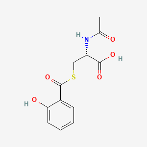 molecular formula C12H13NO5S B1681406 Salnacedin CAS No. 87573-01-1