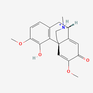molecular formula C19H22NO4+ B1681412 Salutaridine CAS No. 1936-18-1