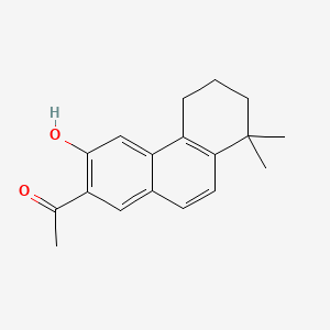 molecular formula C18H20O2 B1681416 Salvinone CAS No. 124681-15-8