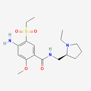 molecular formula C17H27N3O4S B1681427 Esamisulpride CAS No. 71675-92-8