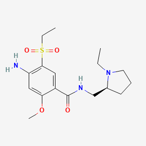 B1681427 (S)-amisulpride CAS No. 71675-92-8