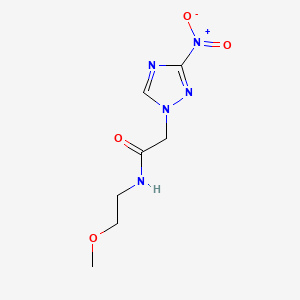 molecular formula C7H11N5O4 B1681433 Sanazole CAS No. 104958-90-9