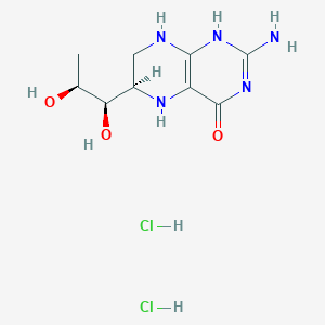 molecular formula C9H17Cl2N5O3 B1681447 Sapropterin Dihydrochloride CAS No. 69056-38-8