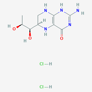 molecular formula C9H17Cl2N5O3 B1681447 Sapropterin dihydrochloride CAS No. 69056-38-8