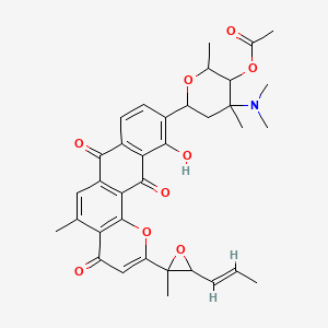molecular formula C35H37NO9 B1681448 Saptomycin D CAS No. 137714-91-1