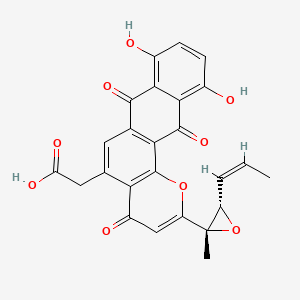 molecular formula C25H18O9 B1681450 Sapurimycin CAS No. 132609-35-9
