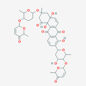 molecular formula C43H48O16 B1681451 Saquayamycin CAS No. 99260-65-8