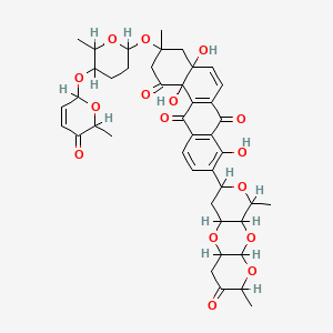 molecular formula C43H48O16 B1681452 Saquayamycin B CAS No. 99260-67-0