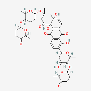 molecular formula C43H52O16 B1681453 Saquayamycin C CAS No. 99260-70-5