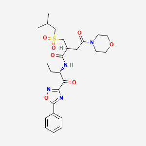 molecular formula C25H34N4O7S B1681455 Cathepsin S-IN-1 CAS No. 537706-31-3