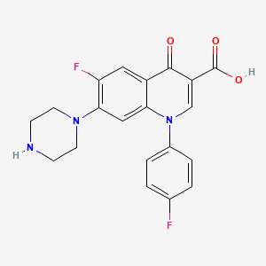 molecular formula C20H17F2N3O3 B1681457 Sarafloxacin CAS No. 98105-99-8