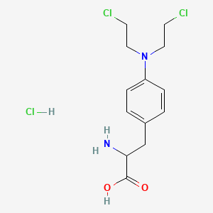 molecular formula C13H19Cl3N2O2 B1681460 Sarcolysin hydrochloride CAS No. 1465-26-5