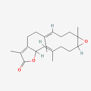 molecular formula C20H28O3 B1681461 Sarcophine CAS No. 55038-27-2