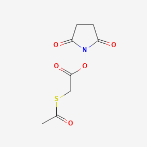 molecular formula C8H9NO4S B1681477 2,5-Dioxopyrrolidin-1-yl 2-(acetylthio)acetate CAS No. 76931-93-6