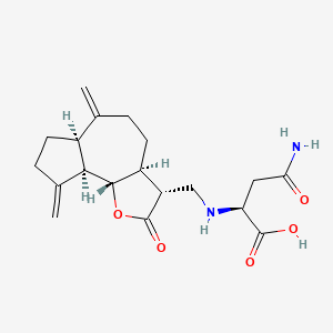 molecular formula C19H26N2O5 B1681485 Saussureamine C 