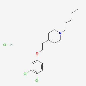 4-(2-(3,4-Dichlorophenoxy)ethyl)-1-pentylpiperidine