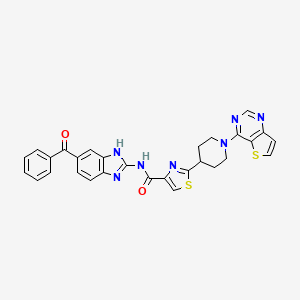 molecular formula C29H23N7O2S2 B1681519 SC75741 