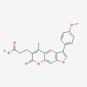 molecular formula C22H18O6 B1681520 Scaff10-8 