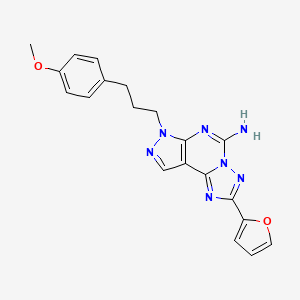 molecular formula C20H19N7O2 B1681541 SCH442416 CAS No. 316173-57-6