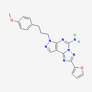 2-(Furan-2-yl)-7-(3-(4-methoxyphenyl)propyl)-7H-pyrazolo[4,3-e][1,2,4]triazolo[1,5-c]pyrimidin-5-amine