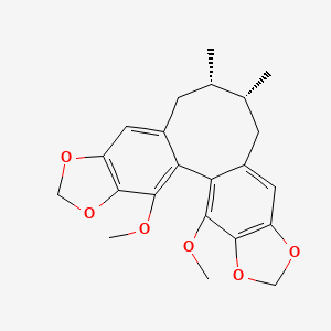 molecular formula C22H24O6 B1681557 Wuweizisu C CAS No. 61301-33-5
