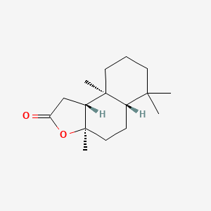 molecular formula C16H26O2 B1681565 Sclareolide CAS No. 564-20-5