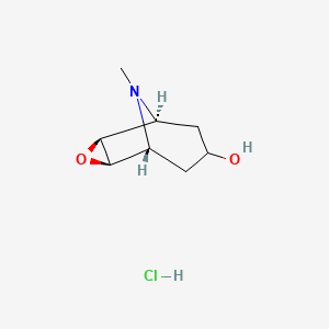molecular formula C8H14ClNO2 B1681569 Scopine hydrochloride CAS No. 85700-55-6