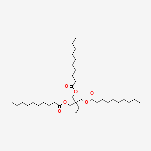 molecular formula C36H68O6 B1681578 Trimethylolpropane tricaprate CAS No. 78-17-1