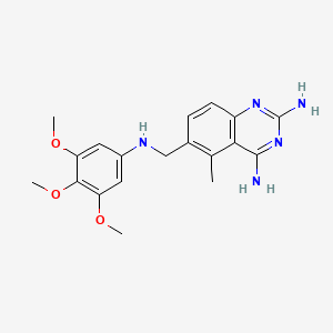 molecular formula C19H23N5O3 B1681579 Trimetrexate CAS No. 52128-35-5