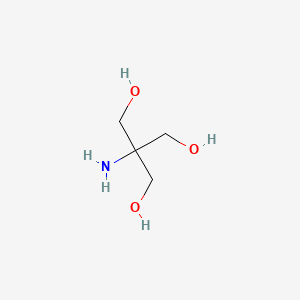 molecular formula C4H11NO3 B1681592 Tris(hydroxymethyl)aminomethane CAS No. 77-86-1