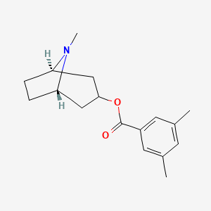 molecular formula C17H23NO2 B1681593 Tropanserin CAS No. 85181-40-4