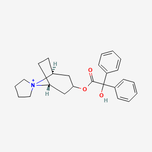 molecular formula C25H30NO3+ B1681596 Trospium CAS No. 47608-32-2