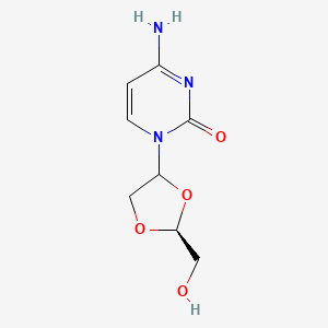 molecular formula C8H11N3O4 B1681597 Troxacitabine CAS No. 145918-75-8