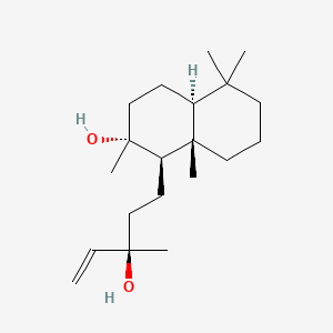 molecular formula C20H36O2 B1681606 Sclareol CAS No. 515-03-7