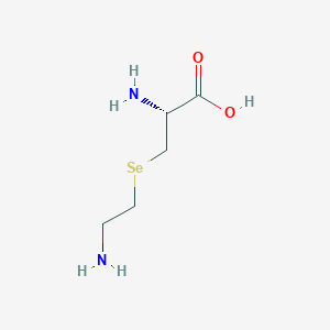 B1681612 3-((2-Aminoethyl)seleno)alanine CAS No. 57601-68-0