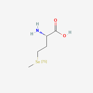 molecular formula C5H11NO275Se B1681617 Selenomethionine Se 75 CAS No. 1187-56-0