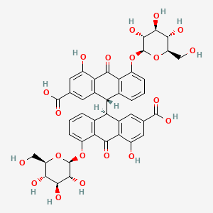 molecular formula C42H38O20 B1681620 Sennoside B CAS No. 128-57-4