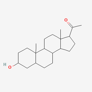 molecular formula C21H34O2 B1681626 Isopregnanolone CAS No. 516-55-2