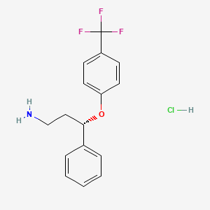 molecular formula C16H17ClF3NO B1681628 Seproxetine Hydrochloride CAS No. 127685-30-7