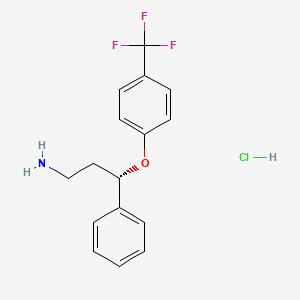 molecular formula C16H17ClF3NO B1681628 Seproxetine hydrochloride CAS No. 127685-30-7