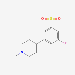 molecular formula C14H20FNO2S B1681634 Seridopidine CAS No. 883631-51-4