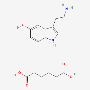 molecular formula C16H22N2O5 B1681638 Serotonin adipinate CAS No. 13425-34-8