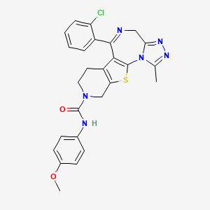molecular formula C26H23ClN6O2S B1681640 Setipafant CAS No. 132418-35-0