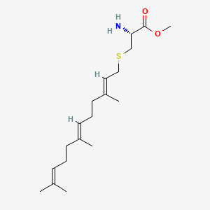 molecular formula C19H33NO2S B1681647 Farnesylcysteine methyl ester CAS No. 125741-64-2